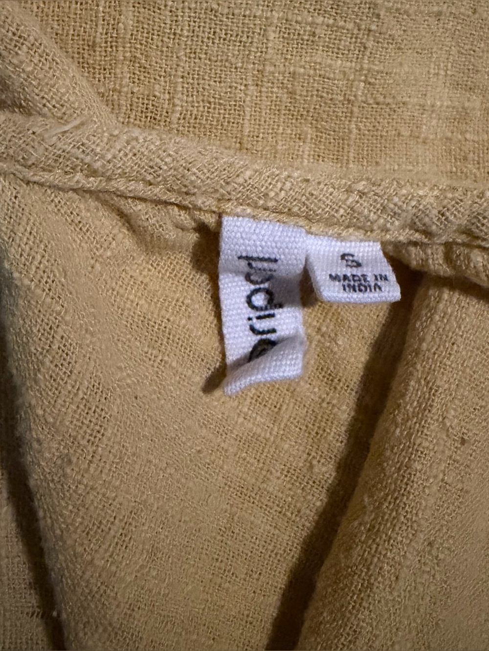 Rip Curl Yellow Cotton Romper Small Beachy Boho Coastal Summer - Picture 3 of 4